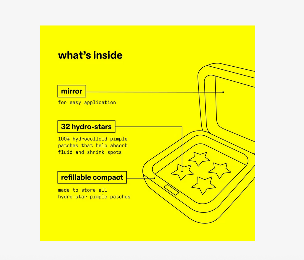 STARFACE | Hydro-Star Pimple Patches + Compact
