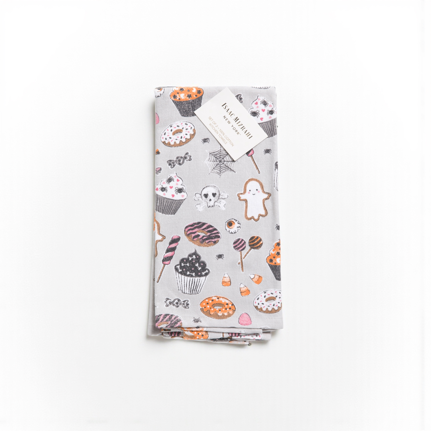 ISAAC MIZRAHI NEW YORK Juego de 2 toallas de cocina