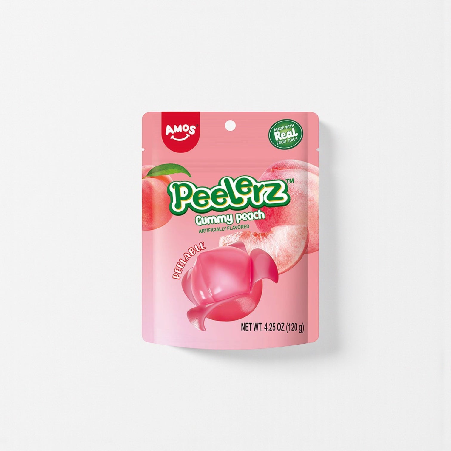 AMOS Peach Peelerz Gummy - 120g